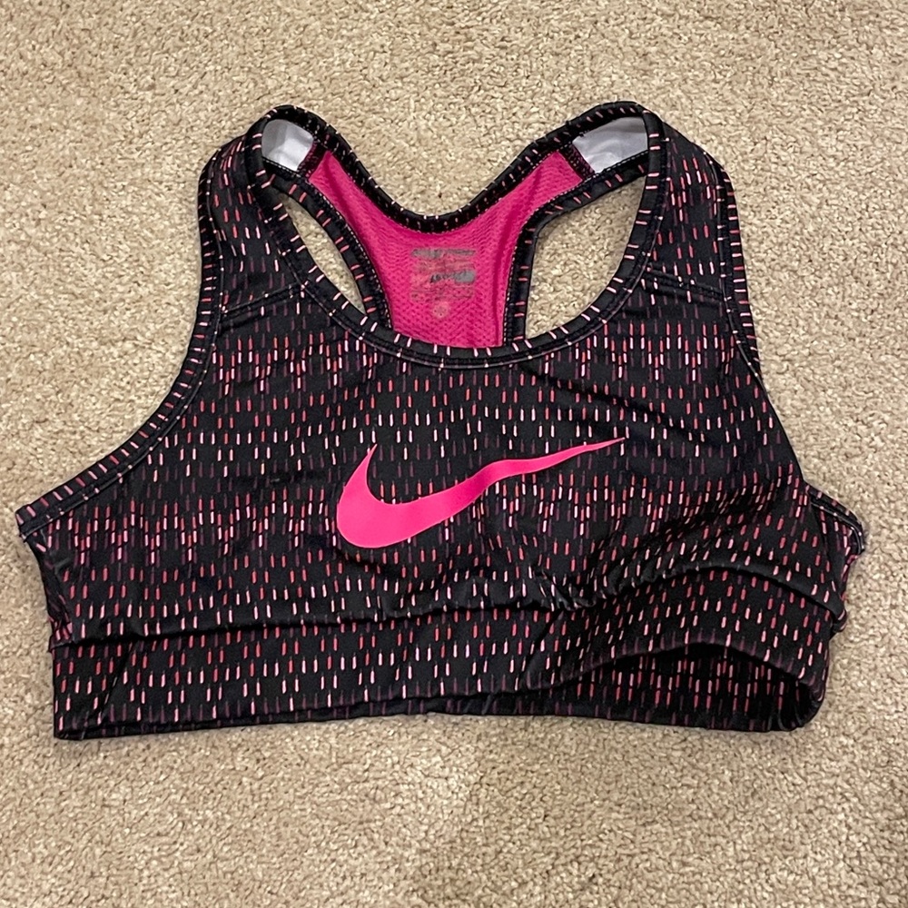 Girls Cute Patterned Nike Sports Bra